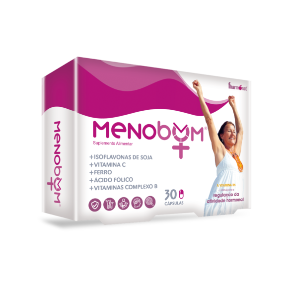 Menobom 500mg 30 Cápsulas - Fharmonat - Crisdietética