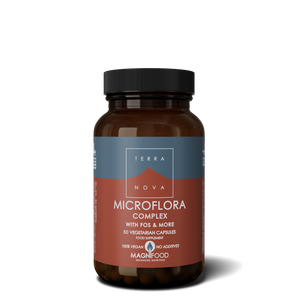 Microflora Complex Whit FOS 50 cápsulas- Terra Nova - Crisdietética