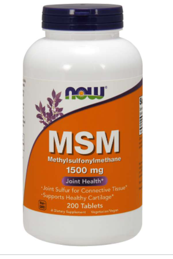 MSM 1500MG 200 COMPRIMIDOS - NOW - Crisdietética