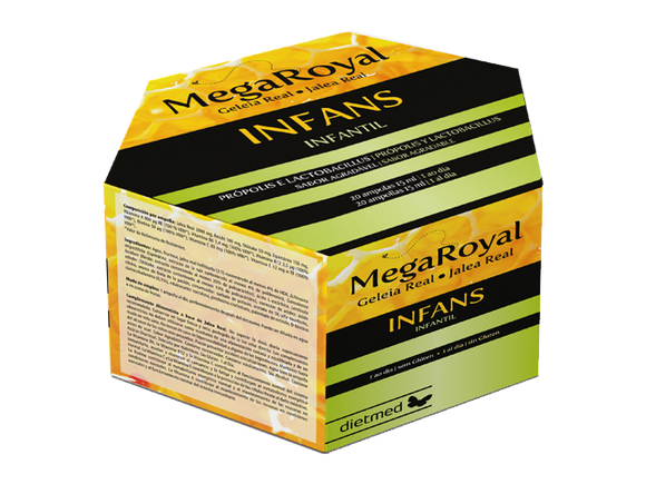 Mega Royal Infans 20 Ampolas - Dietmed - Crisdietética