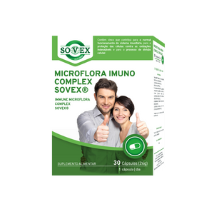 Microflora Imuno Complex 30 Cápsulas - Sovex - Crisdietética