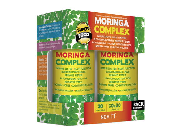 Moringa Complex 30 + 30 cápsulas - Novity - Crisdietética