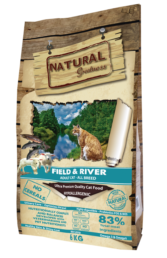 Natural Greatness Cat Field & River 6kg - Crisdietética