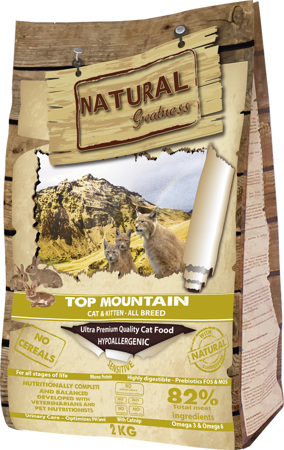 Natural Greatness Cat Top Mountain 2kg - Crisdietética