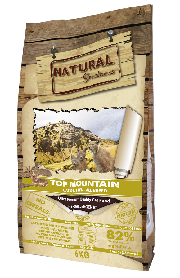 Natural Greatness Cat Top Mountain 6kg - Crisdietética