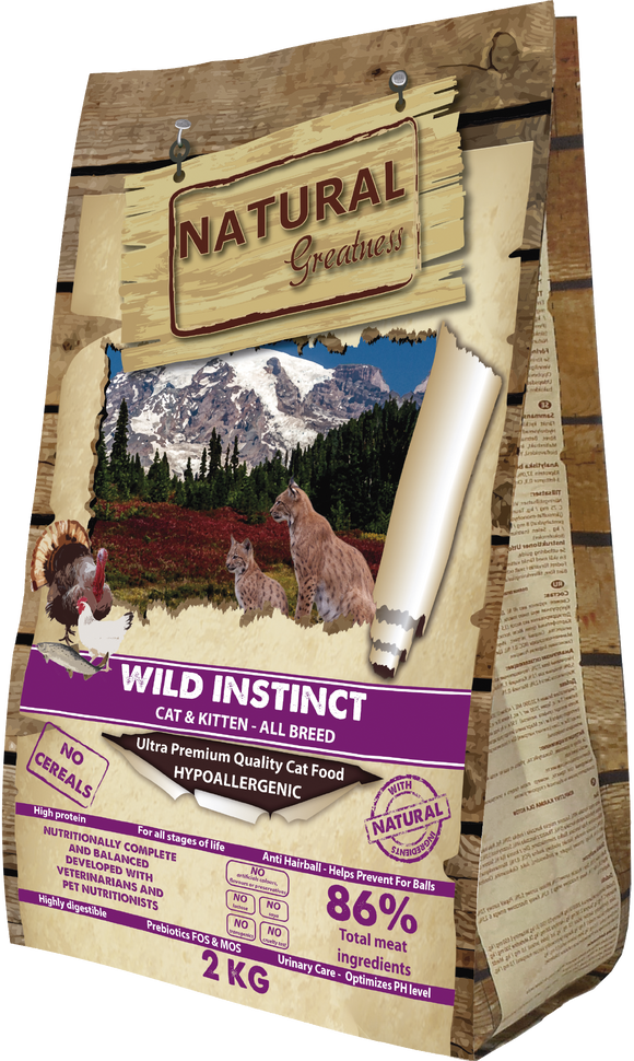 Natural Greatness Cat Wild Instinct 2kg - Crisdietética