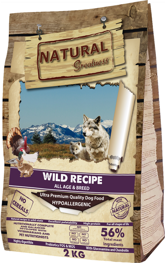 Natural Greatness Dog Wild 2kg - Crisdietética