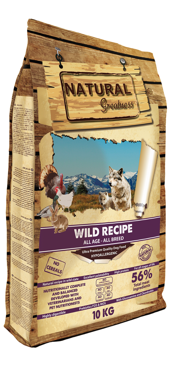 Natural Greatness Dog Wild 10 Kg - Crisdietética