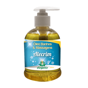 Óleo Banhos e Massagens Alecrim 300ml - Elegante - Crisdietética