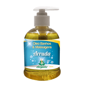 Óleo Banhos e Massagens de Arruda 300ml - Elegante - Crisdietética