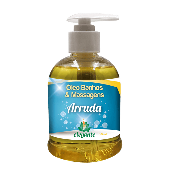 Óleo Banhos e Massagens de Arruda 300ml - Elegante - Crisdietética