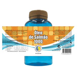 Óleo de Salmão 1000 90 Cápsulas - Pure Nature - Crisdietética