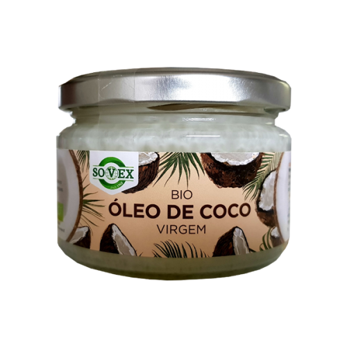 Óleo de Coco Bio Virgem 225ml - Sovex - Crisdietética