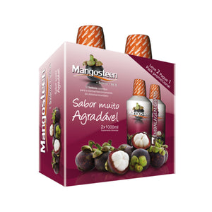 Mangosteen + Selénio + Vitamina A Pack com 2 Frascos de 1000ml - Fharmonat - Crisdietética