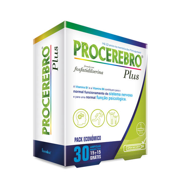 Procerebro Plus 30 Ampolas - Fharmonat - Crisdietética