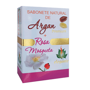 Sabonete Argan + Rosa Mosqueta 140g - Elegante - Crisdietética