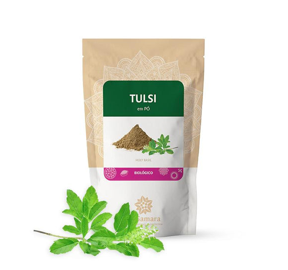 Tulsi em pó Bio 125g - Biosamara - Crisdietética