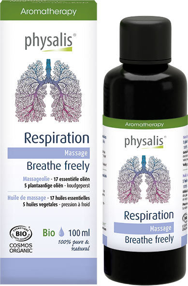 Óleo de massagem Respiration 100ml - Physalis - Crisdietética