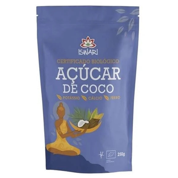 Açucar de Coco 250g - Iswari - Crisdietética