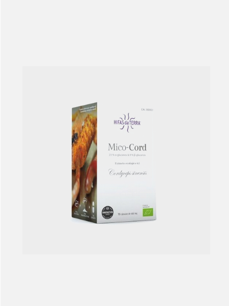 Mico-Cord 70 cápsulas Hifas da Terra - Crisdietética