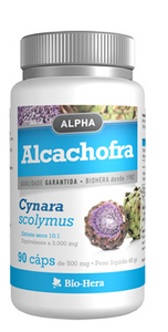 ALCACHOFRA ALPHA 3000MG 90 COMPRIMIDOS - BIO-HERA - Crisdietética