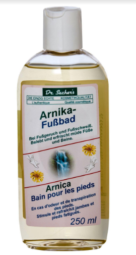 Arnika Fussbad 250ml - Dr. Sacher's - Crisdietética