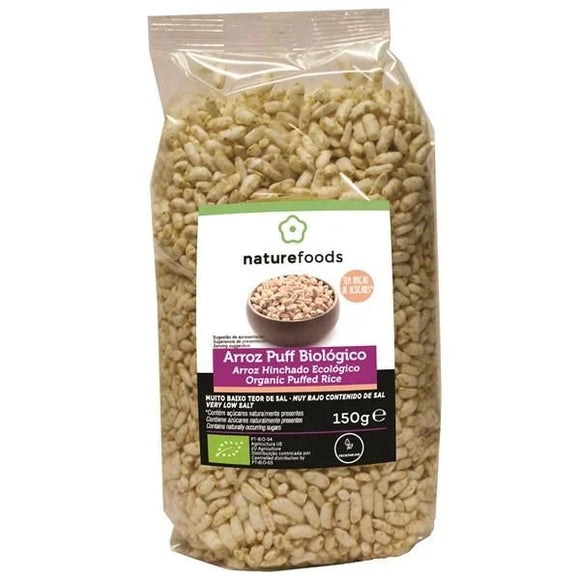 Arroz Puff Biológico 150g - Naturefoods - Crisdietética