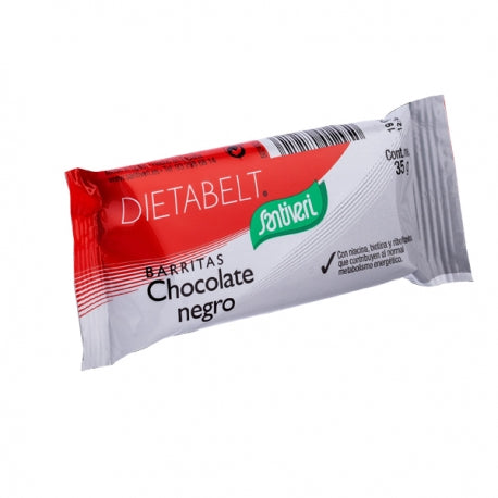 Dietabelt Barra Chocolate Preto 35g - Santiveri - Crisdietética