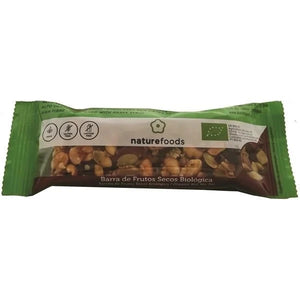 Barra de Frutos Secos Biológico 40g - Naturefoods - Crisdietética