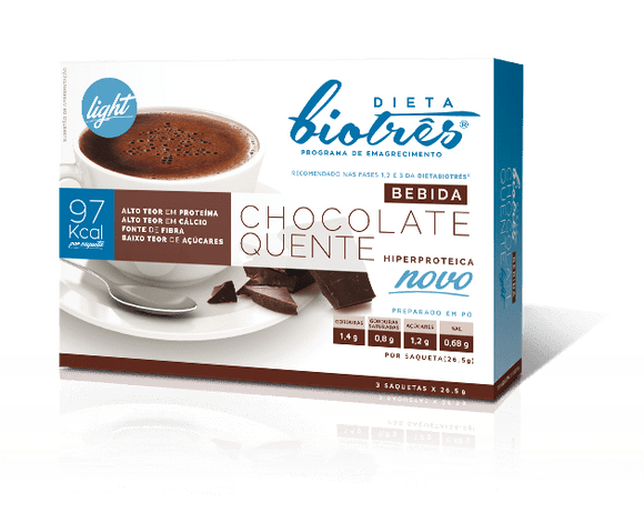 Bebida Light Chocolate Quente - Dieta Biotrês - Crisdietética