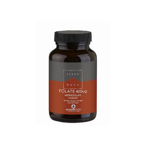 Folate (Methylfolate) Complex 400mg 50 Cápsulas - Terra Nova - Crisdietética