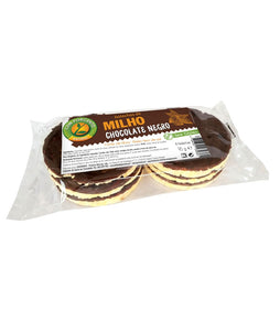 Bolacha de Milho com Chocolate Negro 95g - Cem Porcento - Crisdietética