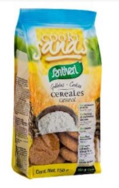 Cooki Sanas Bolachas Artesanais com Cereais 150g - Santiveri - Crisdietética