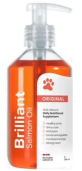 Brilliant Salmon Oil 1000 ml c/ doseador - BRILLIANT - Crisdietética