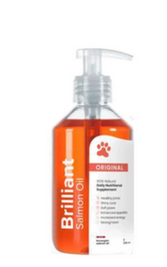 Brilliant Salmon Oil 300 ml c/ doseador - BRILLIANT - Crisdietética