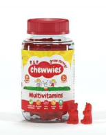 Multivitaminas Framboesa 30 Gomas - Chewwies - Crisdietética