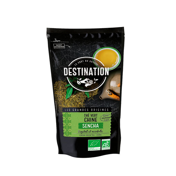 Chá Verde Sencha Bio 80g - Destination - Crisdietética