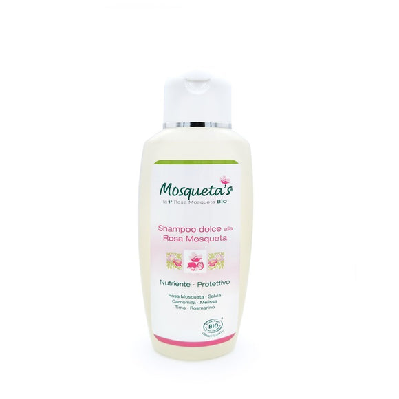 Champô Rosa Mosqueta Bio 200ml - Mosqueta S - Crisdietética