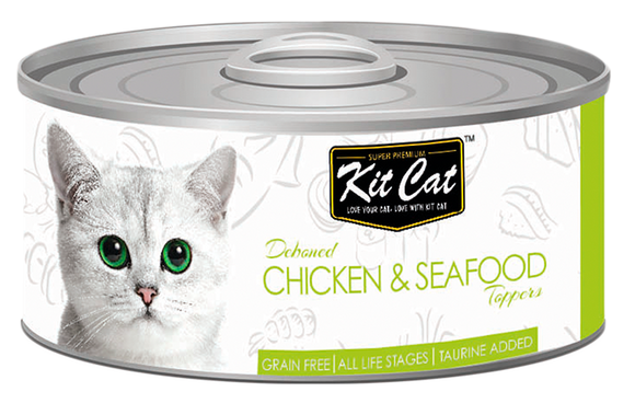 Kit Cat Frango & Marisco 80g - Crisdietética