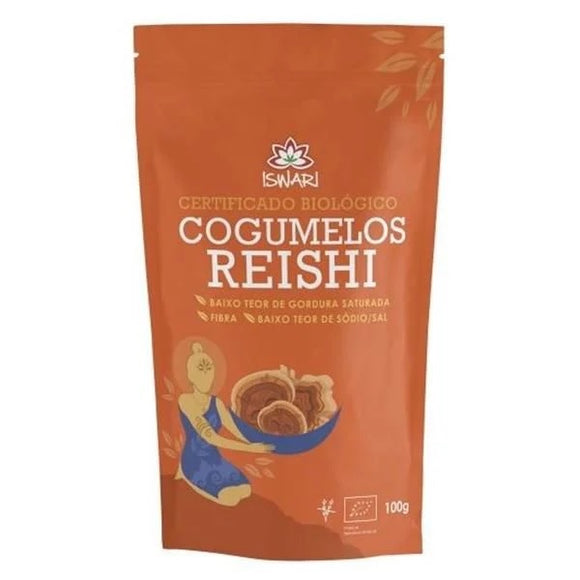 Cogumelos Reishi em Pó 100g - Iswari - Crisdietética