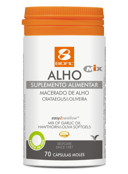 Alho Mix 70 Cápsulas - Biofil - Crisdietética