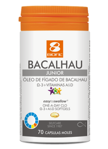 Bacalhau Junior 70 Cápsulas - Biofil - Crisdietética