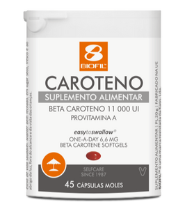 Beta Caroteno 11000UI 45 Cápsulas - Biofil - Crisdietética