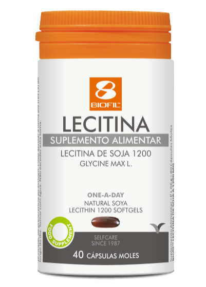 Lecitina 1200mg 40 Cápsulas - Biofil - Crisdietética