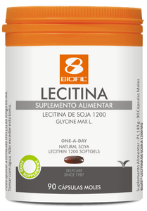 Lecitina 1200mg 90 Cápsulas - Biofil - Crisdietética