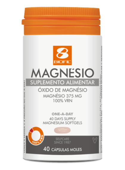 Magnésio 375mg 40 Cápsulas - Biofil - Crisdietética