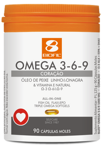 Ómega 3-6-9 1000 90 Cápsulas - Biofil - Crisdietética