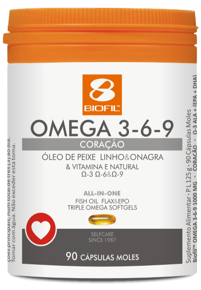 Ómega 3-6-9 1000 90 Cápsulas - Biofil - Crisdietética