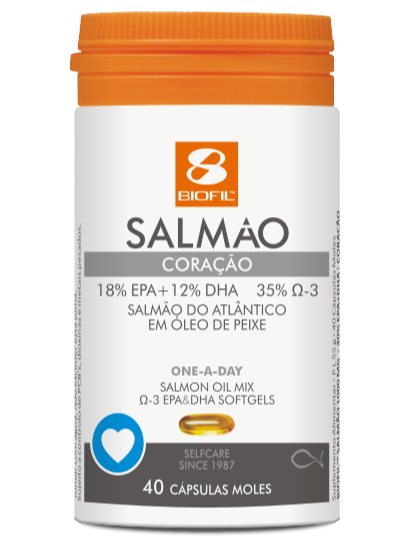 Salmão 1000mg 40 Cápsulas - Biofil - Crisdietética