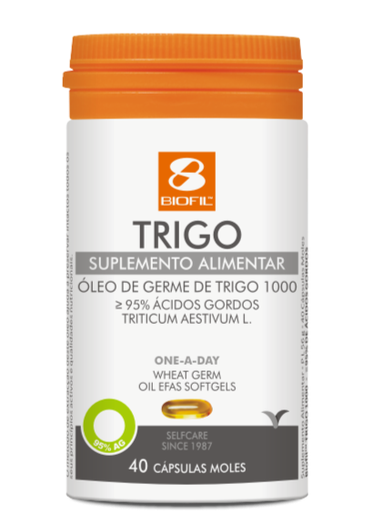 Trigo 1000mg 40 Cápsulas - Biofil - Crisdietética